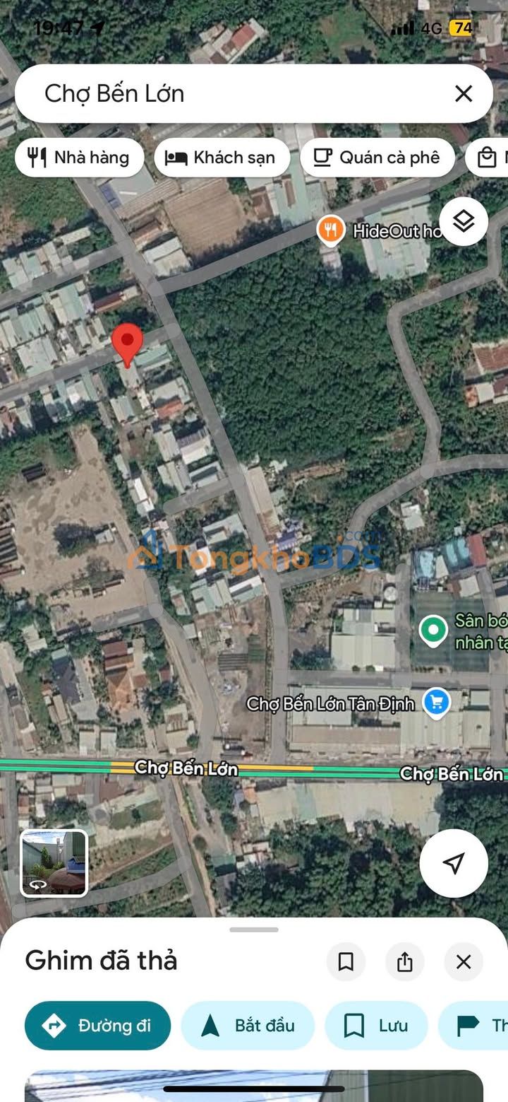 Cho thuê đất xây xưởng Phường Tân Định, Bến Cát - Đường xe tải