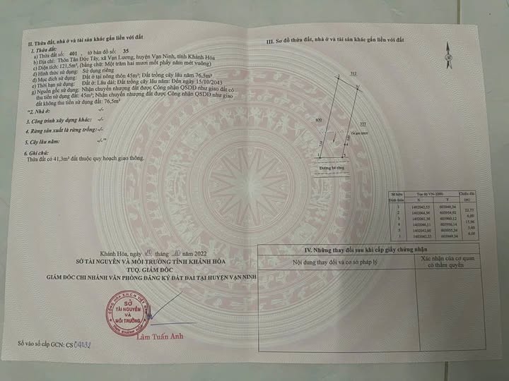 Đất Vạn Ninh 121.5m² - Kinh Doanh Tốt - Giá 830 Triệu