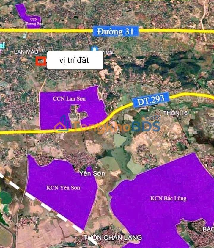 Đất Lục Nam, Bắc Giang 118m² - 130m² | Giá 800 Triệu/Lô