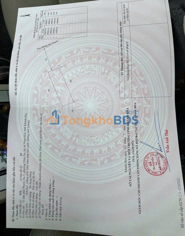 Đất Ninh Đa 108m² Mặt Tiền Đường 16/7 - Sổ Đỏ Sẵn Sàng