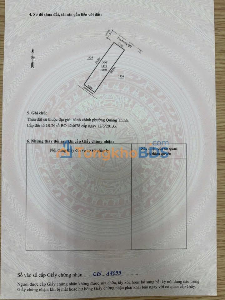 Đất nền mặt tiền 28m Quảng Thịnh - Kinh doanh sầm uất, giá đầu tư 2.3 tỷ