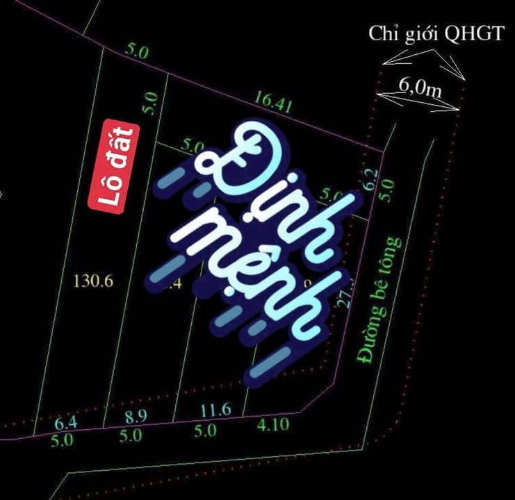 Đất Diên Điền 130m² - Sổ sẵn 70m² thổ cư, ô tô vào tận nơi