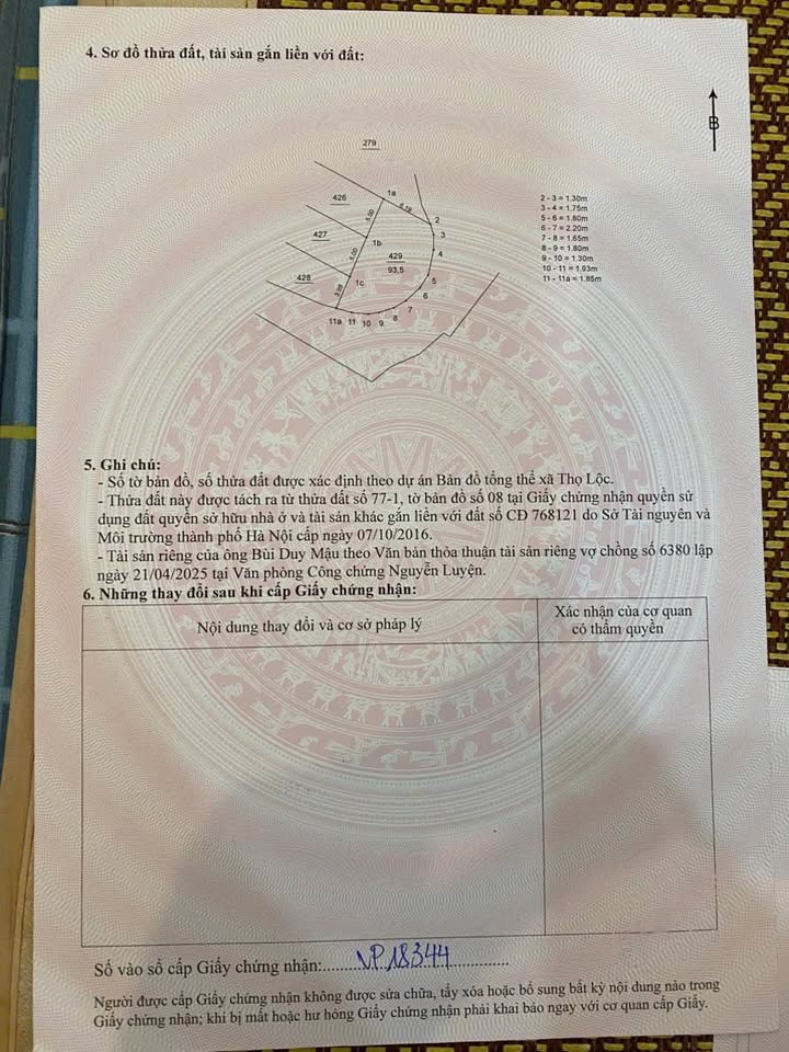 Bán đất Phúc Thọ 93.5m² - Đường ô tô tải, giá dưới 3 tỷ