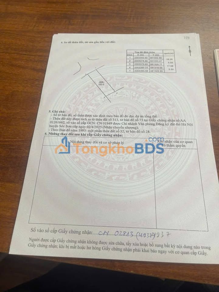 Đất thổ cư 100m² trục chính Phú Thịnh, Hà Nội - Sổ hồng sẵn sàng