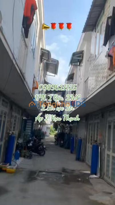 Cho thuê nhà 1PN, 2WC Hựu Thạnh, Long An - Giá 2.5 triệu/tháng