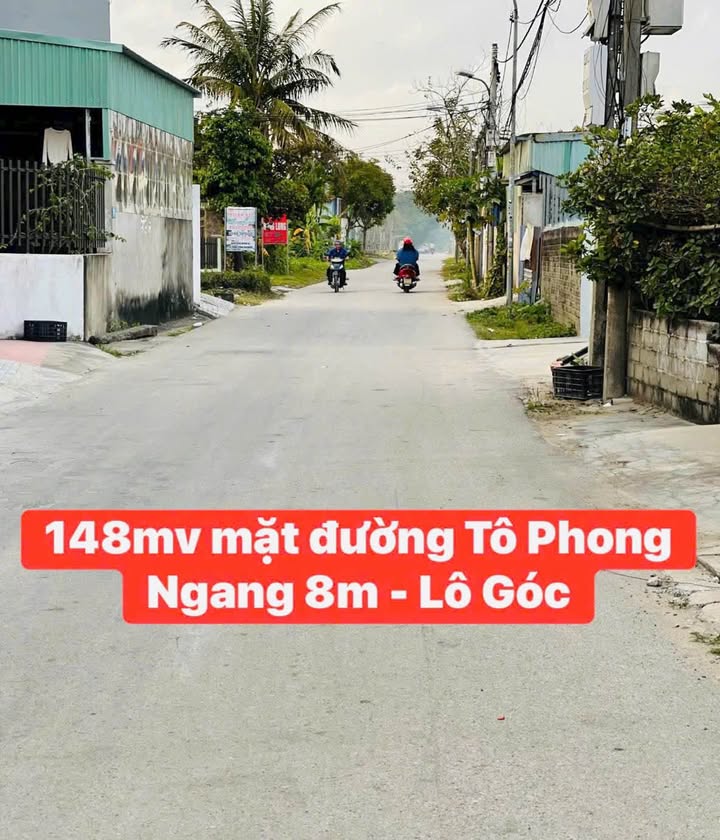 Đất Lô Góc Mặt Đường Tô Phong, Hải Phòng - 148m² - Sổ Đỏ Sẵn Sàng