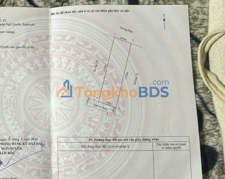 Bán đất nền 59.5m² Lê Lai, Kiến An - Tặng dãy trọ, ô tô đỗ cửa