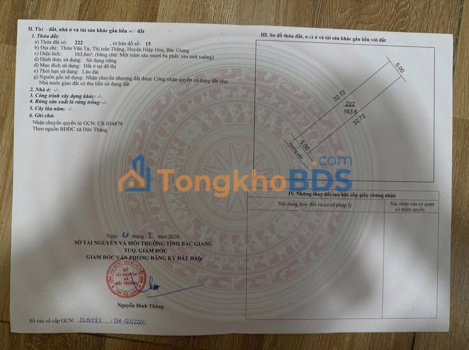 Bán Gấp 2 Lô Đất Ở 164-183m² Xã Hiệp Hoà, Mỹ Hào - Sổ Đỏ Sẵn Sàng