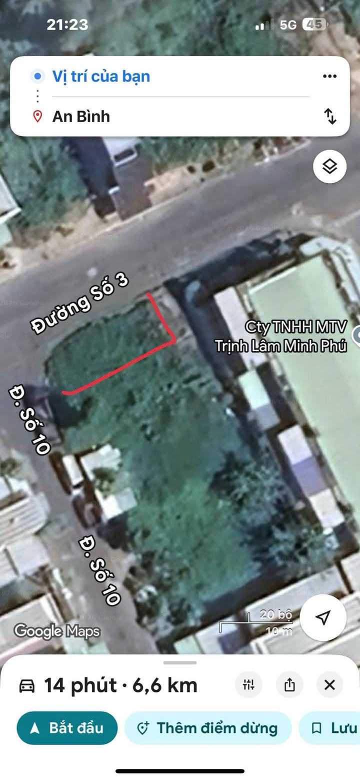 Bán Đất Lô Góc 2 Mặt Tiền Đường Số 3, KDC An Bình, Rạch Giá - 155m² Giá 3.19 Tỷ