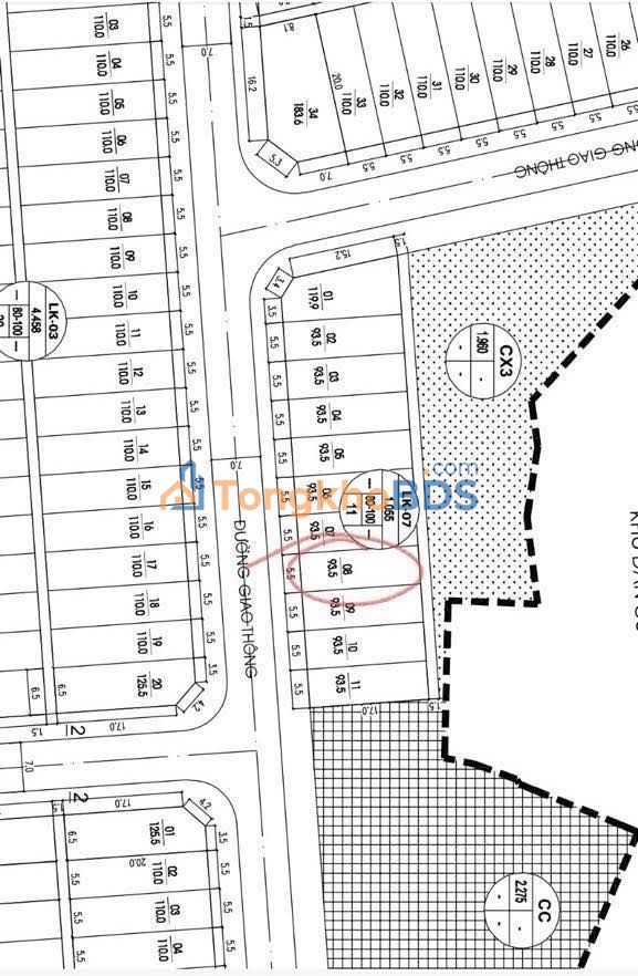 Đất Đấu Giá Đại Lâm - Lục Nam, Bắc Giang 93.5m² Hướng Nam - Sẵn Sàng Xây Dựng