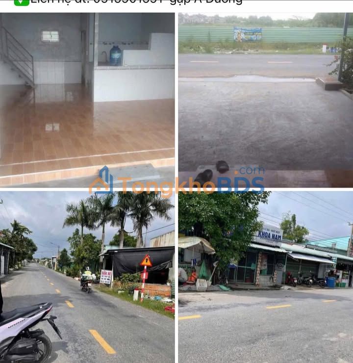 Cho thuê nhà mặt tiền đường Bà Kiểu, Cần Giuộc - Gần KCN Long Hậu