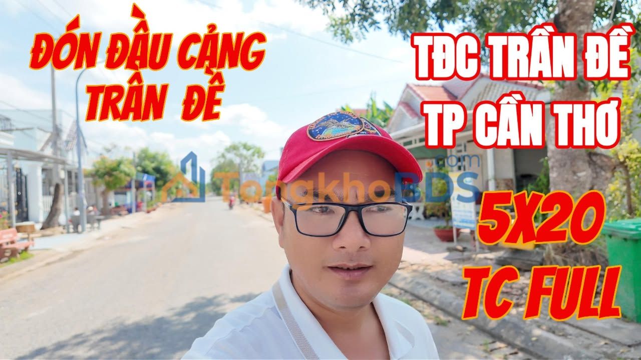 Đất Nền Trung Tâm Trần Đề 100m² - Sổ Hồng, Sẵn Sàng Đầu Tư