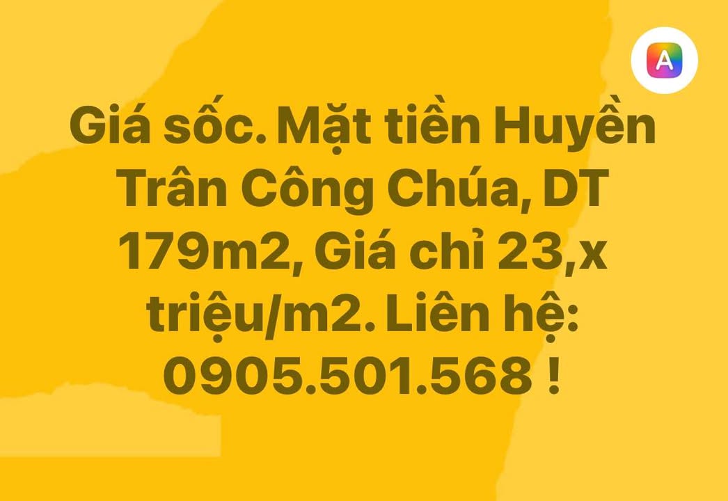 Nhà Mặt Tiền Kinh Doanh Đường Huyền Trân Công Chúa, Huế - 179m² Giá Tốt