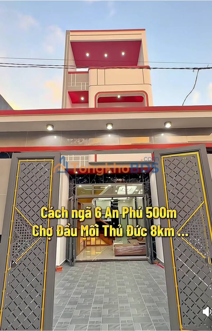 Nhà Mới Đẹp 81m² An Phú, Thuận An - 3.5 Tỷ, Gần Visip 1