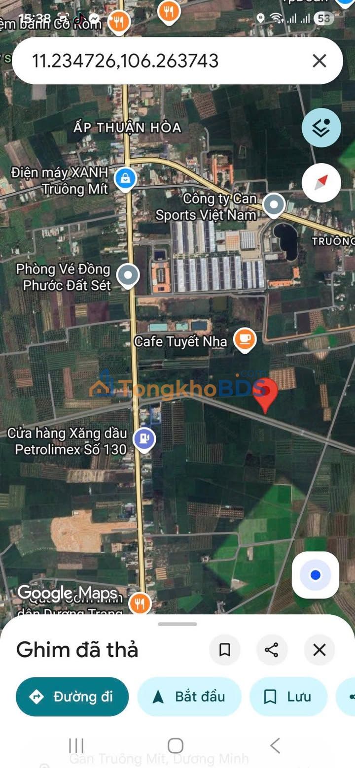 Đất nền 1000m² Dương Minh Châu, Tây Ninh - Sổ hồng sẵn, giá 300 triệu