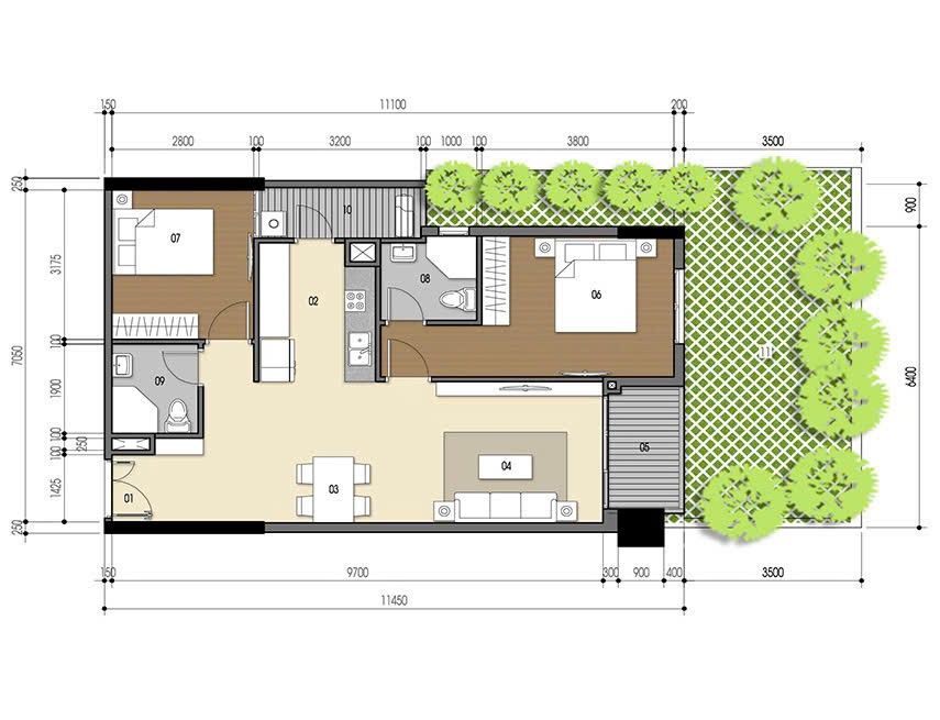 Bán Căn Hộ Luxgarden Quận 7 105m² Có Sân Vườn - Sổ Hồng