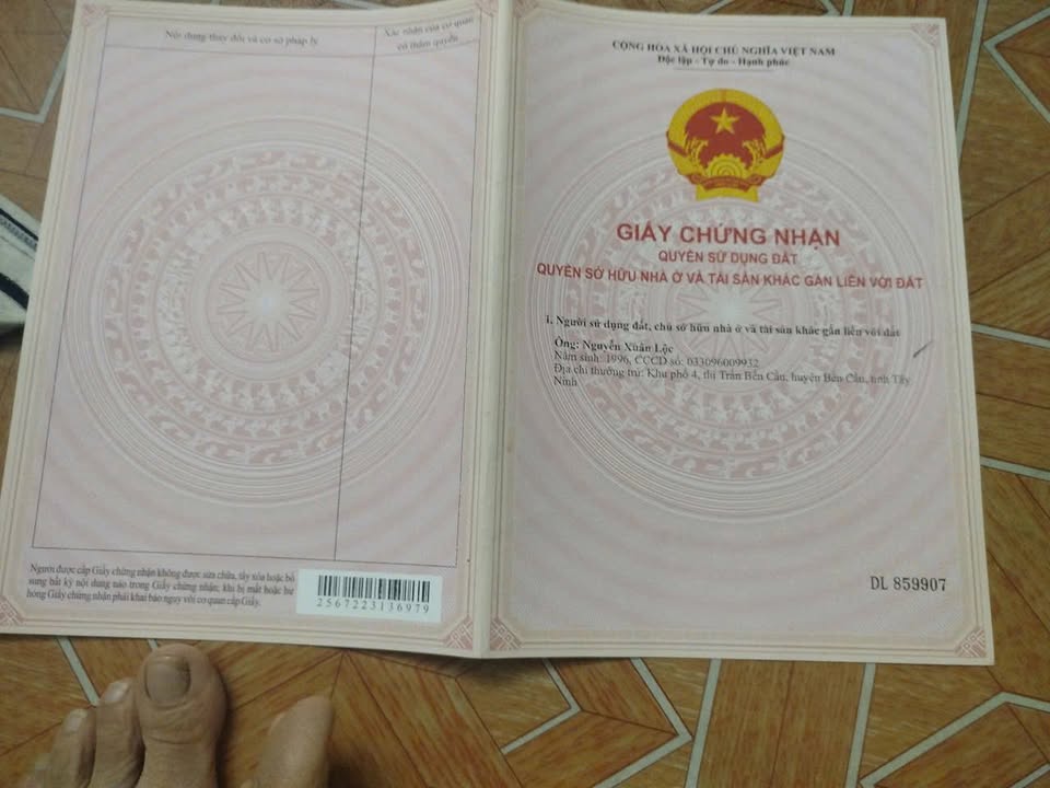 Đất 216.5m² Gần KCN Phước Đông, Tây Ninh - Có Sẵn Nhà Cho Thuê 1.7 Tỷ