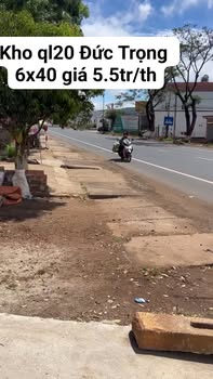 Cho thuê kho Xưởng QL20 Đức Trọng - Giá Thỏa Thuận