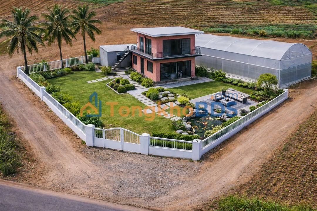 Đất Nền 1000m² Đức Trọng - Có Sẵn Nhà Vườn Thủy Canh, Dòng Tiền 50 Triệu/Tháng