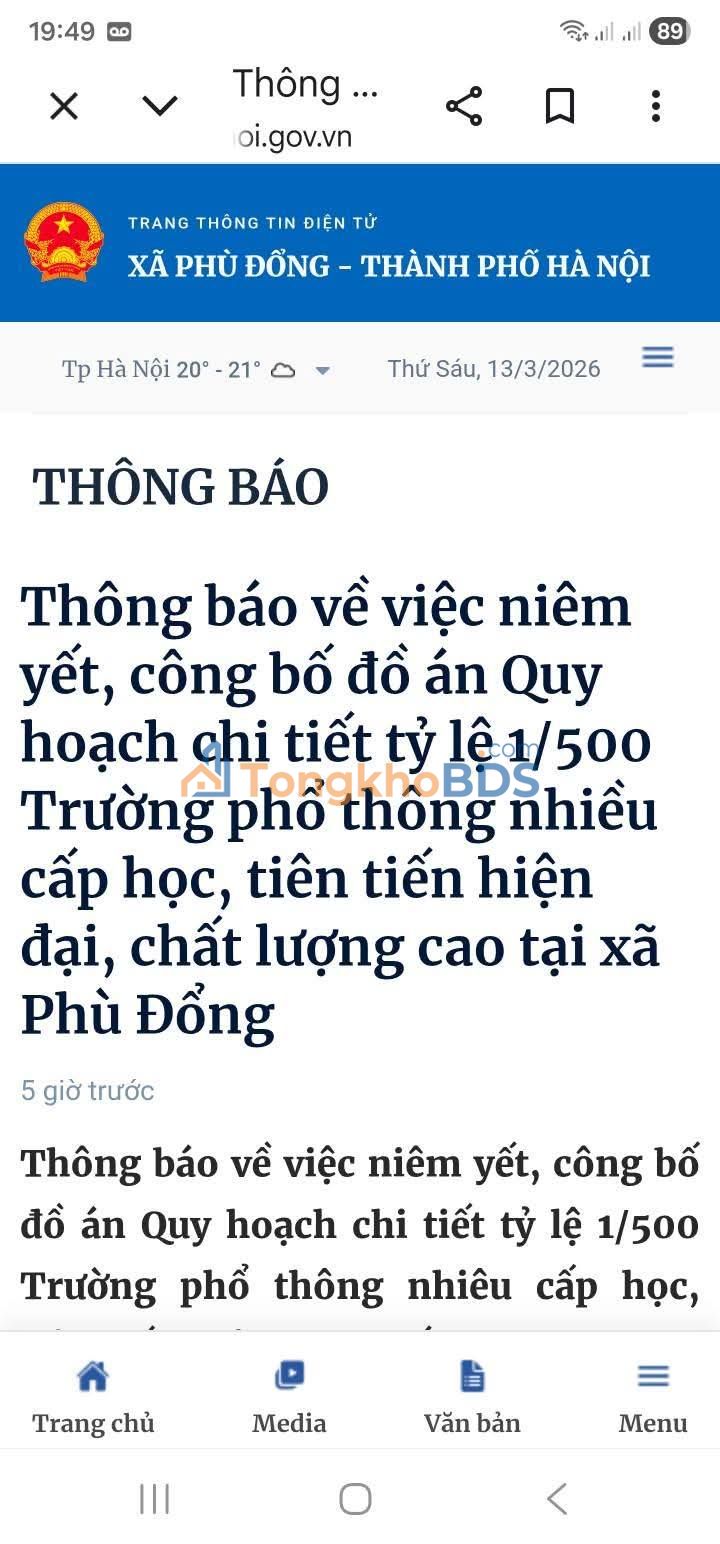 Đất Gia Lâm 89m² Sổ Đỏ Nở Hậu - Giá Đầu Tư Chỉ 6.5 Tỷ