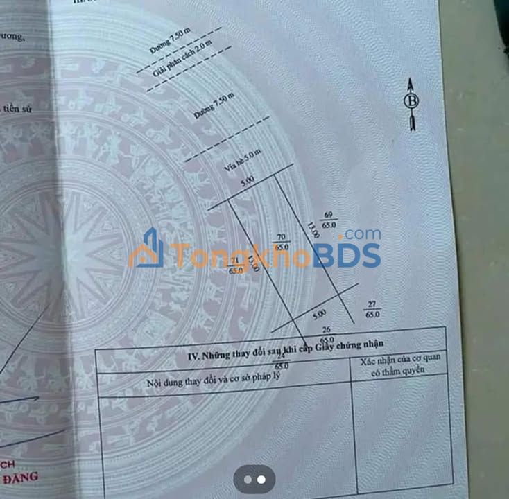 Đất nền LK03 Âu Việt, TP. Hải Dương - 65m² mặt tiền 5m, giá 2.7 tỷ