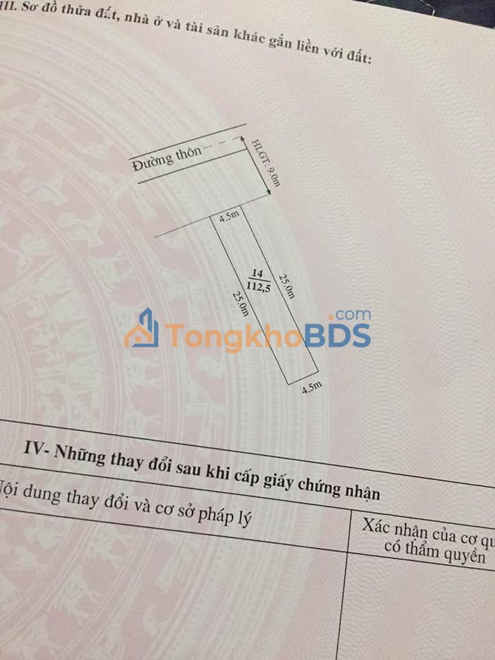 Bán Đất Mặt Đường Gia Lộc, Hải Dương - 112m² Full Thổ Cư, Giá Tốt