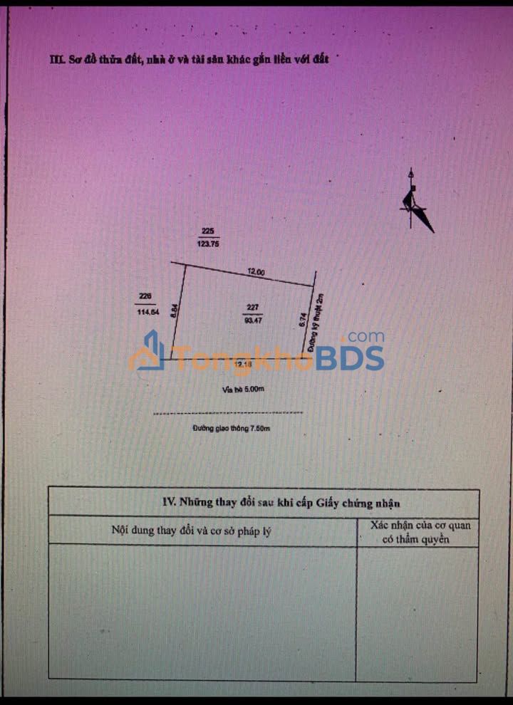 Bán Đất Nền KĐT THĐ, Hải Dương - 93.47m² - Hướng Nam