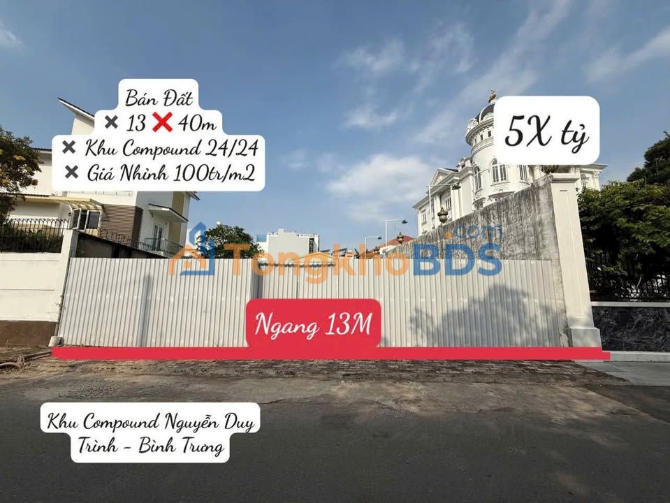 Bán Đất Compound 495m² Nguyễn Duy Trinh, Quận 2 - Sẵn Sàng Xây Biệt Thự Cao Cấp