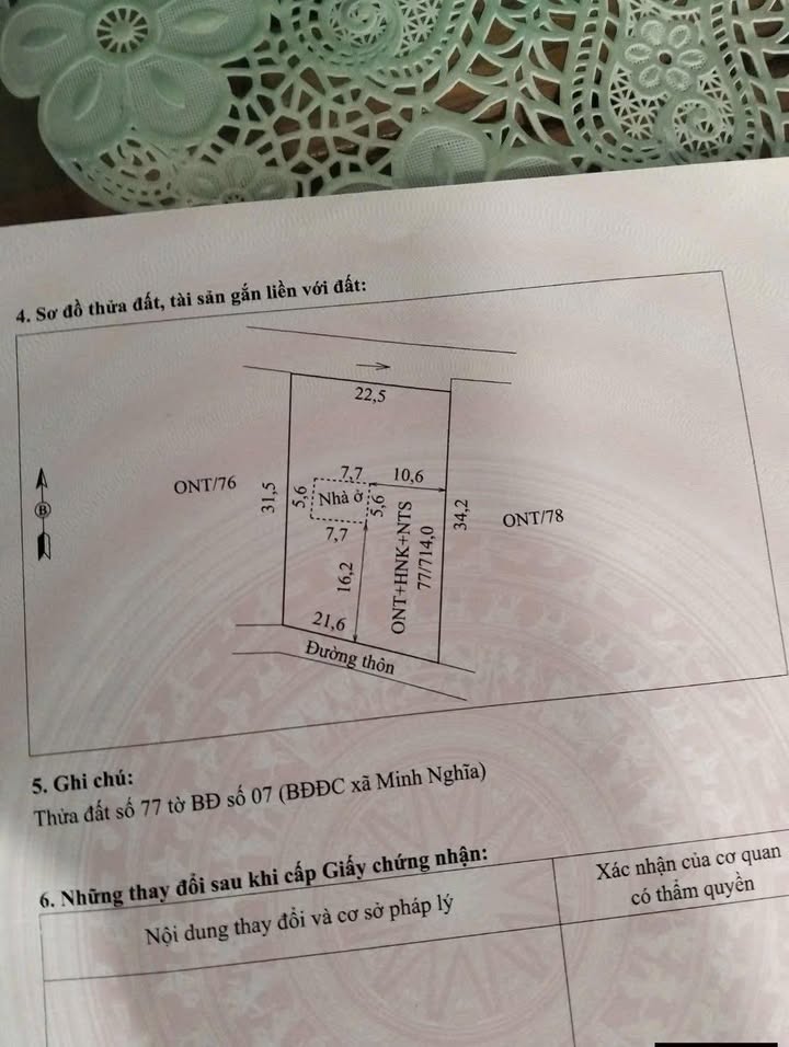 Bán đất Minh Nghĩa Nông Cống, Thanh Hóa - 340m² giá chỉ 300 triệu