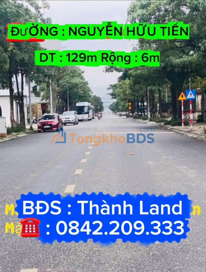 Đất Vàng Mặt Tiền Nguyễn Hữu Tiến, Phủ Lý - 129m² Sổ Đỏ Sẵn Sàng Giao Dịch