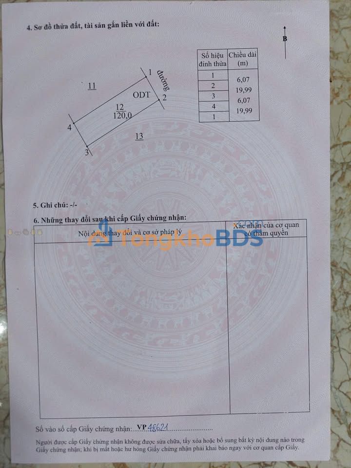 Đất nền MT QL21B Kim Bảng 120m² - Mặt tiền kinh doanh giá 2.64 tỷ