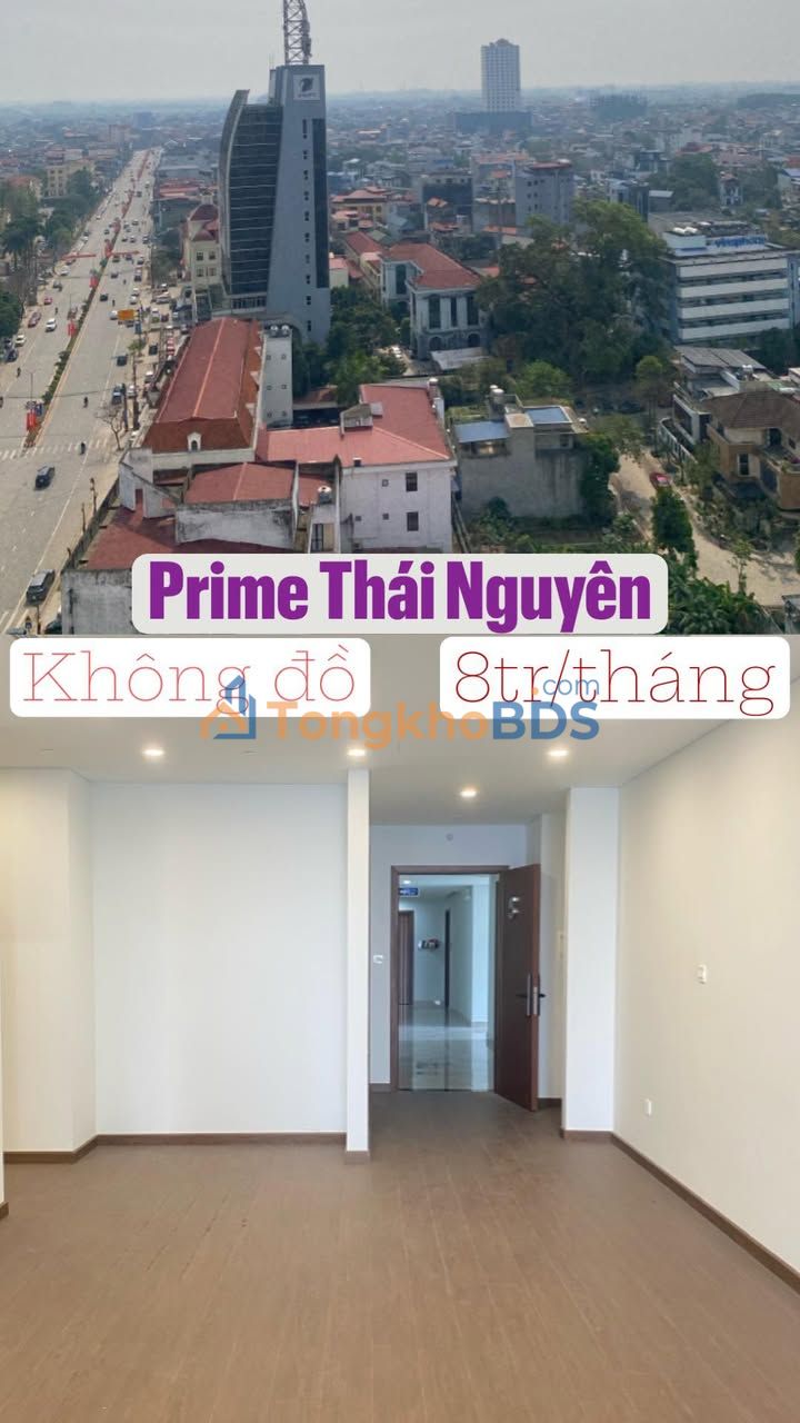 Cho thuê căn hộ Tháp Đôi Prime 2PN, Tầng trung, view thoáng - 8 triệu/tháng