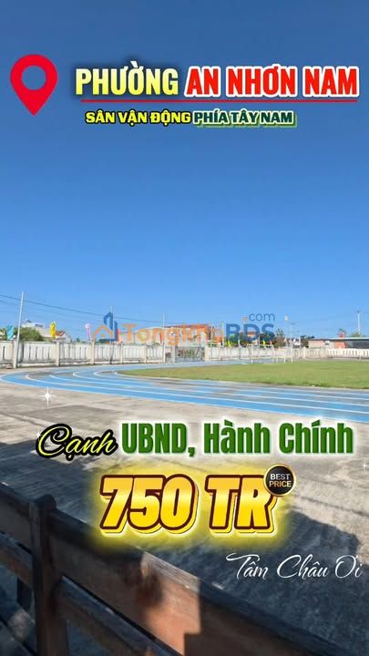 Bán Đất Nền 96m² Full Thổ Cư, View Sân Vận Động An Nhơn, Bình Định