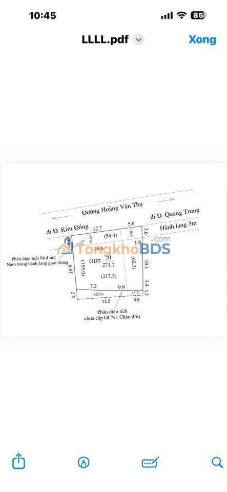 Nhà Mặt Tiền Hoàng Văn Thụ, Yên Bái 190m² - Giá 3.5 Tỷ