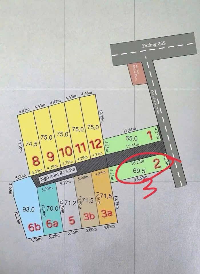 Bán đất Minh Khai, Bắc Từ Liêm 79m² - Vị trí đắc địa, giá tốt 1.6 tỷ