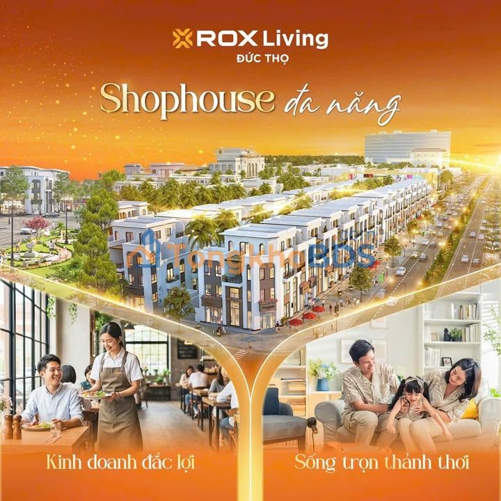 Shophouse Mặt Tiền TT Đức Thọ - Liền Kề TTTM 7000m² - Tiềm Năng Sinh Lời 25%/Năm