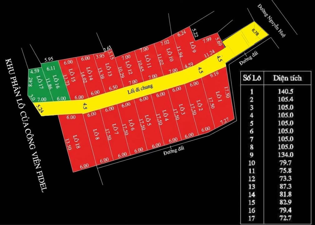 Đất nền Quảng Trị - Lô 16 DT 79.4m² giá F0, nở hậu