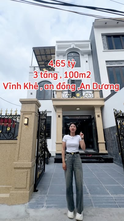 Nhà 3 Tầng An Đồng, Hải Phòng - 100m² Full Nội Thất, Giá 4.6 Tỷ