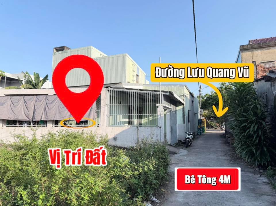 Đất nền kiệt 115m² Hòa Quý, Đà Nẵng - Sổ đỏ chính chủ, giá tốt