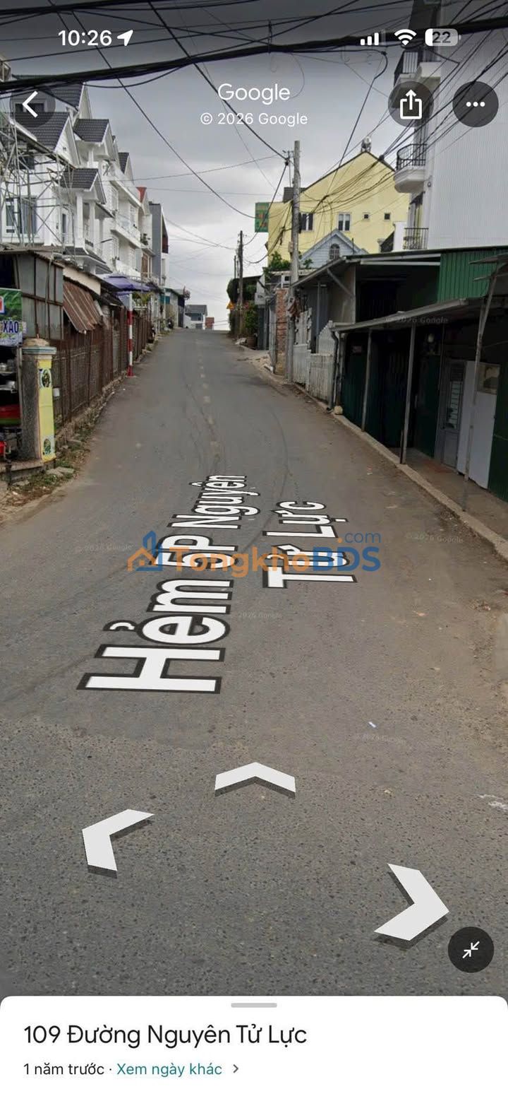 Bán đất 2 mặt tiền 99m² Đà Lạt - Sổ riêng, giá 10 tỷ