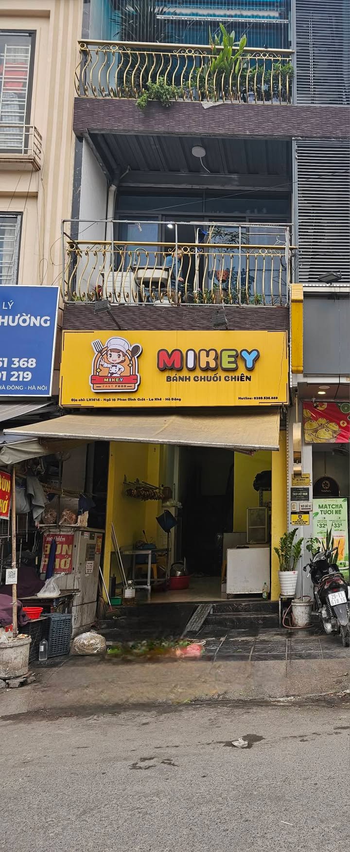 Mặt bằng kinh doanh mặt chợ Bông Đỏ La Khê 18m² - Giá tốt