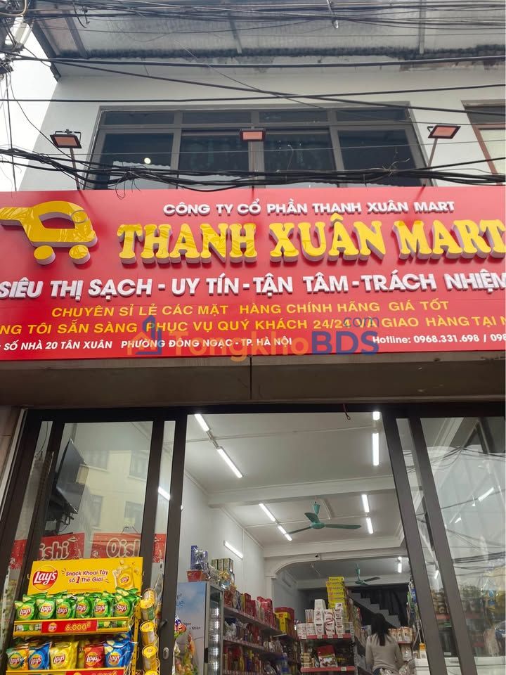 Sang nhượng Siêu thị Mini 100m² mặt tiền Tân Xuân, Bắc Từ Liêm - Kinh doanh ngay!