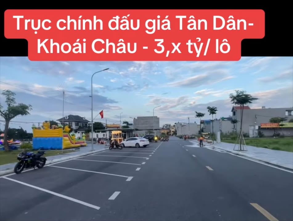 Bán đất nền Trục chính Tân Dân Triệu Việt Vương, Văn Giang 96m² - Giá đầu tư