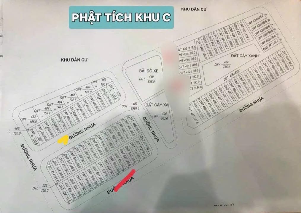 Đất nền Yên Phong, Bắc Ninh 90m² mặt đường - Giá 7 tỷ