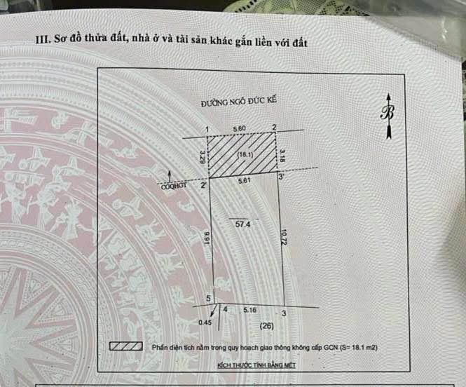 Nhà Mặt Tiền Ngô Đức Kế, TP Vinh 75m² - Kinh Doanh Sầm Uất, Giá 5.2 Tỷ