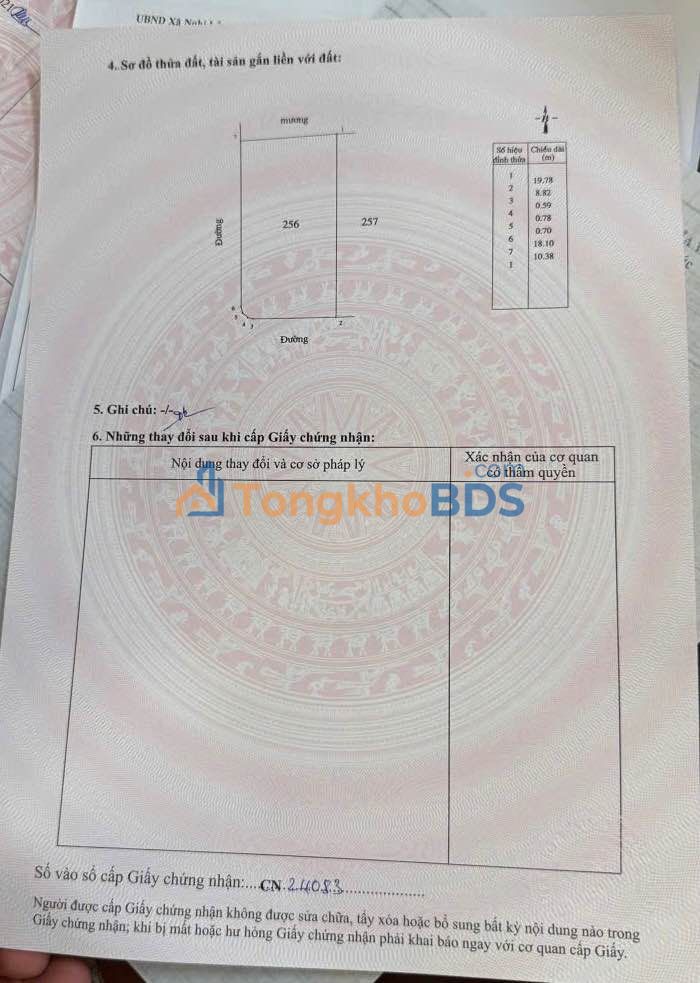 Đất Nền 2 Mặt Tiền Ngã 4 Quán Hành 200m² - Sổ Hồng Full Thổ Cư