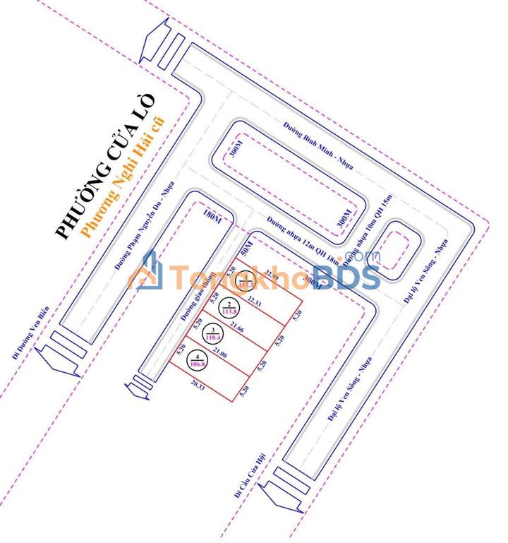 Đất nền Cửa Lò 106m² - Sát VinWonders, Sổ đỏ chính chủ