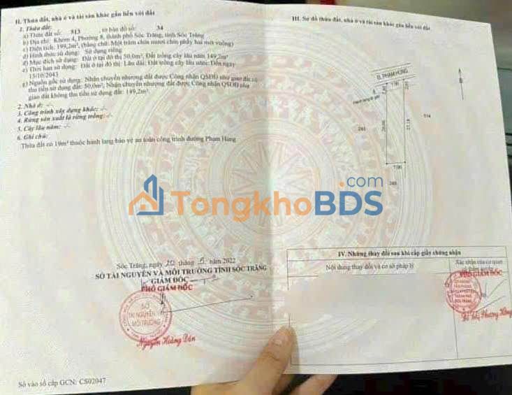 Nhà Mặt Tiền Phạm Hùng, Ngã Năm Sóc Trăng - 182m² Giá 2 Tỷ