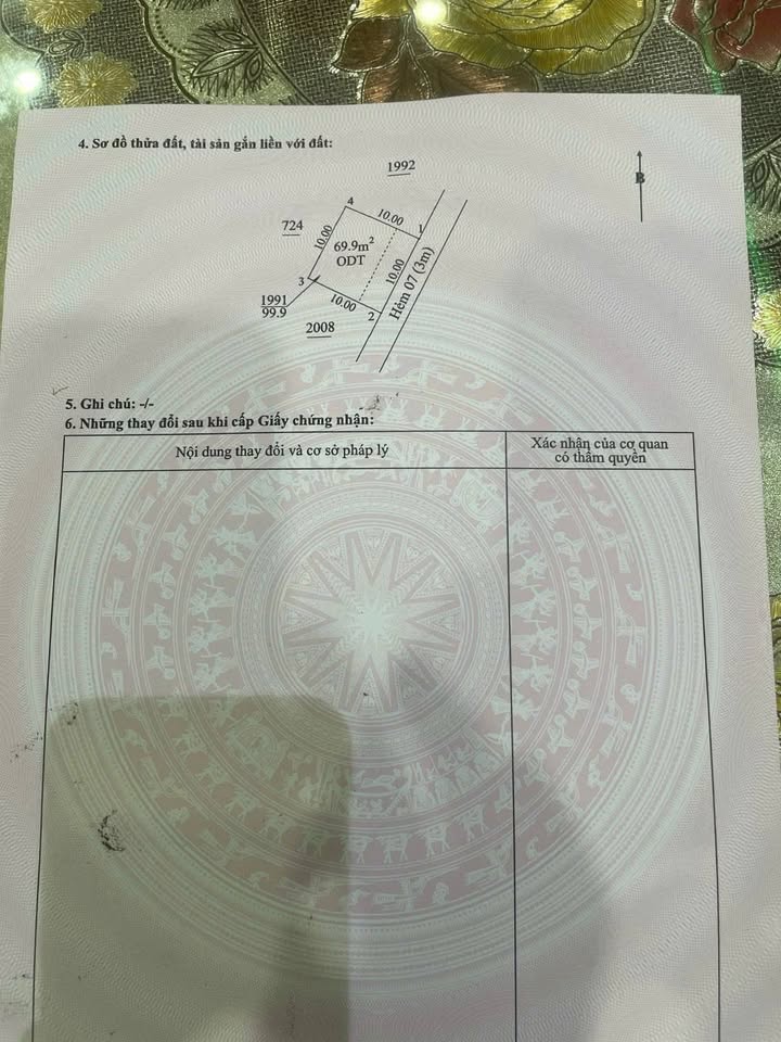 Đất Nền 100m² Thuận An - Sổ Vuông Vắn, Ô Tô Tới Đất