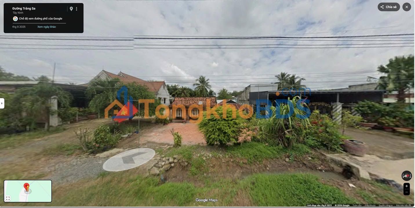 Bán Đất Vườn 1069m² Mặt Tiền 14.7m Ấp Trảng Sa, Tây Ninh - Sẵn Sàng Đầu Tư